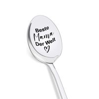 Fashion Letter Stainless Steel Spoon sku image 43