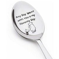 Valentine's Day Fashion Letter Stainless Steel Metal Spoon sku image 48