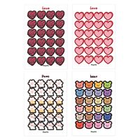 Korean Ins Cute Cat Claw Bear Love Cake Bunny Journal Stickers Diy Sealing Paste Phone Case Decorative Stickers main image 5