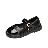Women's British Style Solid Color Round Toe main image 4