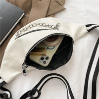 Unisex Fashion Solid Color Pu Leather Waist Bags main image 2