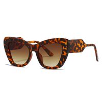 Fashion Leopard Pc Cat Eye Full Frame Women's Sunglasses sku image 6