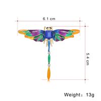 Simple Style Dragonfly Alloy Inlay Rhinestones Glass Unisex Brooches main image 6