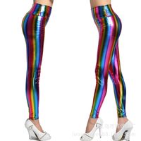 Vintage Style Stripe Polyester Ankle-length Tapered Pants main image 5