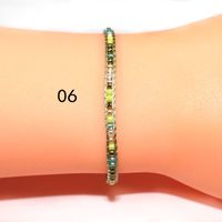 1 Stück Einfacher Stil Runden Mehrfarbig Seil Perlen Stricken Frau Armbänder sku image 6