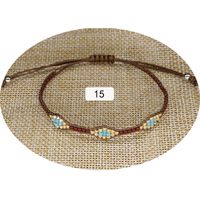 1 Piece Ethnic Style Multicolor Beaded Wax Line Knitting Women's Bracelets sku image 5