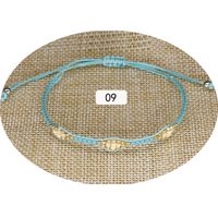 1 Piece Ethnic Style Multicolor Beaded Wax Line Knitting Women's Bracelets sku image 8