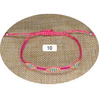 1 Pièce Style Ethnique Multicolore Perlé Ligne De Cire Tricot Femmes Bracelets sku image 9
