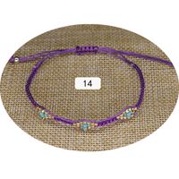 1 Pièce Style Ethnique Multicolore Perlé Ligne De Cire Tricot Femmes Bracelets sku image 13