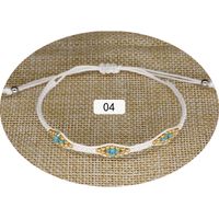 1 Piece Ethnic Style Multicolor Beaded Wax Line Knitting Women's Bracelets sku image 4