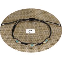 1 Stück Ethnischer Stil Mehrfarbig Perlen Wachslinie Stricken Frau Armbänder sku image 6