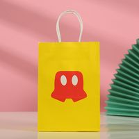 Cute Cartoon Kraft Paper Daily Gift Bags 1 Piece sku image 3