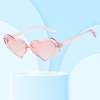 Retro Heart Shape Ac Special-shaped Mirror Full Frame Women's Sunglasses main image 1