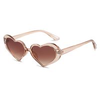 Retro Heart Shape Ac Special-shaped Mirror Full Frame Women's Sunglasses main image 2