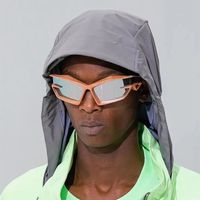 Hip-hop Irregular Geometric Pc Special-shaped Mirror Full Frame Men's Sunglasses main image 4