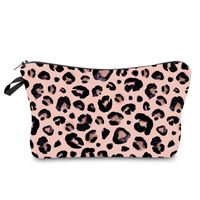 Women's Small All Seasons Sponge Polyester Animal Unicorn Leopard Fashion Shell Zipper Cosmetic Bag sku image 5