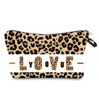 Women's Small All Seasons Sponge Polyester Animal Unicorn Leopard Fashion Shell Zipper Cosmetic Bag sku image 23