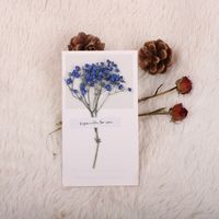 Valentine's Day Romantic Dried Flower Starry Sky Paper Date Festival Card sku image 11