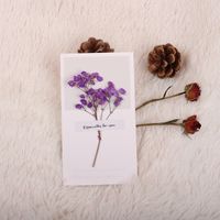 Valentine's Day Romantic Dried Flower Starry Sky Paper Date Festival Card sku image 16