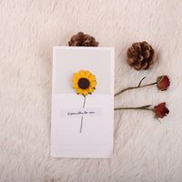 Valentine's Day Romantic Dried Flower Starry Sky Paper Date Festival Card sku image 15