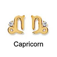 Simple Style Constellation Sterling Silver Inlay Zircon Ear Studs 1 Pair sku image 3