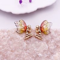 Simple Style Wings Plastic Plating Women's Earrings main image 3