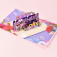 1 Piece Fashion Letter Flower Special Paper Mother's Day main image 5