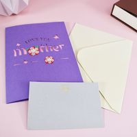 1 Piece Simple Style Letter Paper Card Mother's Day main image 4