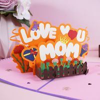 1 Piece Simple Style Letter Paper Card Mother's Day main image 2