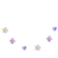 3 Paar Süße Blume Schmetterling Bogen Nicht Harz Sprüh Farbe Damen Ohr Stecker main image 4