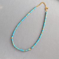 1 Piece Retro Geometric Beaded Handmade Women's Necklace sku image 2