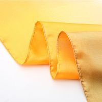 Women's Sweet Solid Color Satin Silk Scarves main image 3
