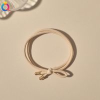 Fashion Knot Bow Knot Twist Rubber Band Metal Layered Hair Tie 1 Piece sku image 5