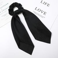 Simple Style Solid Color Cloth Pleated Hair Tie 1 Piece sku image 1