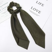 Simple Style Solid Color Cloth Pleated Hair Tie 1 Piece sku image 10