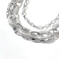 1 Piece Vintage Style Geometric Aluminum Women's Layered Necklaces main image 6