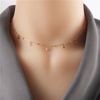 1 Piece Fashion Geometric Titanium Steel Chain Necklace sku image 2