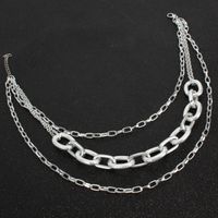 1 Piece Vintage Style Geometric Aluminum Women's Layered Necklaces sku image 1