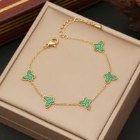 Fashion Butterfly Stainless Steel Plating Bracelets Earrings Necklace main image 3