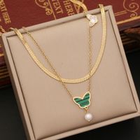 Fashion Butterfly Stainless Steel Plating Bracelets Earrings Necklace main image 5