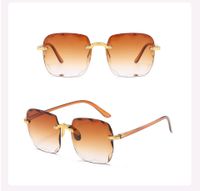 Elegant Business Basic Pc Square Frameless Women's Sunglasses sku image 1