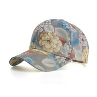 Femmes De Base Fleur Fleurs Avant-toit Incurvé Casquette De Baseball main image 5