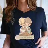 Women's T-shirt Short Sleeve T-shirts Printing Fashion Cartoon main image 1