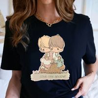 Women's T-shirt Short Sleeve T-shirts Printing Fashion Cartoon main image 2