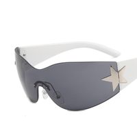 Y2k Star Pc Special-shaped Mirror Frameless Women's Sunglasses sku image 1