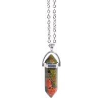 Bullet Crystal Pendant Necklace Fashion Couple Jewelry Wholesale sku image 40