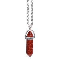 Bullet Crystal Pendant Necklace Fashion Couple Jewelry Wholesale sku image 39