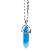 Bullet Crystal Pendant Necklace Fashion Couple Jewelry Wholesale sku image 73