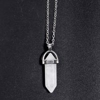 Bullet Crystal Pendant Necklace Fashion Couple Jewelry Wholesale sku image 48