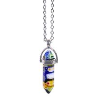 Bullet Crystal Pendant Necklace Fashion Couple Jewelry Wholesale sku image 20